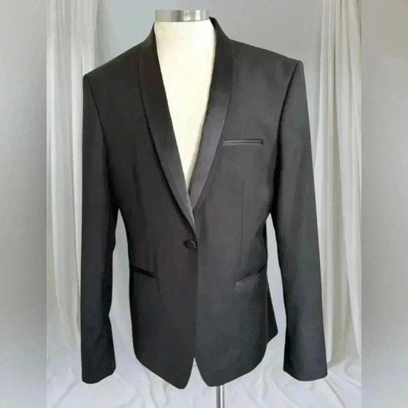 FREE ✅💎Men’s Vintage Black Tuxedo  Jacket - Picture 5 of 15